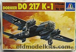 Italeri 1/72 Dornier Do-217 K-1 - 3 Gruppe Kampfgeschwader 2 1943/44 - 1 Gruppe Kampfgeschwader 55 France 1943, 105 plastic model kit